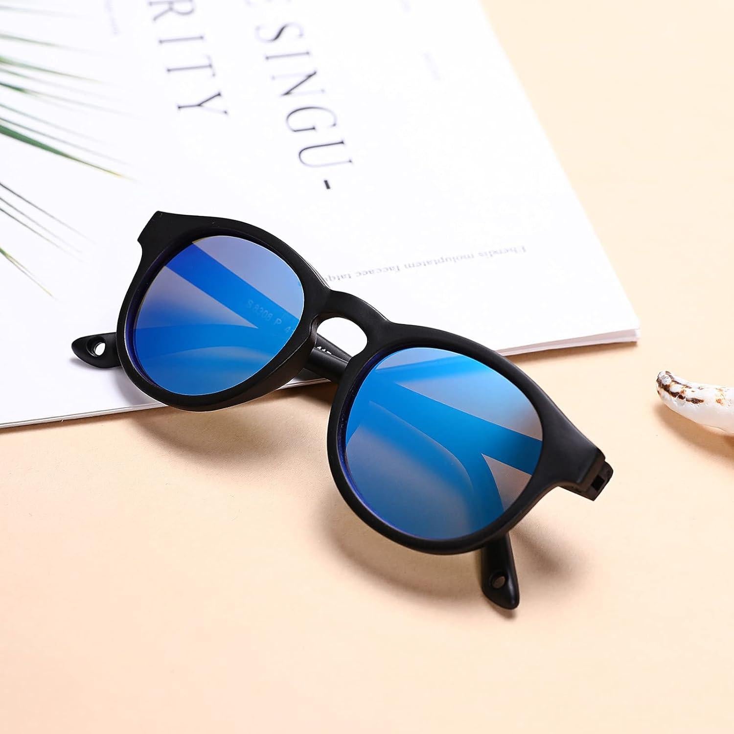 Gafas de sol para bebés COASION polarizadas 400UV redondas