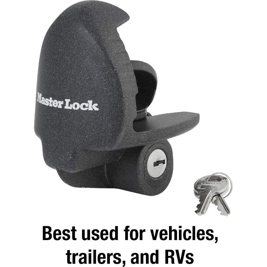Cerradura de Acoplador de Remolque Master Lock 379ATPY Negra