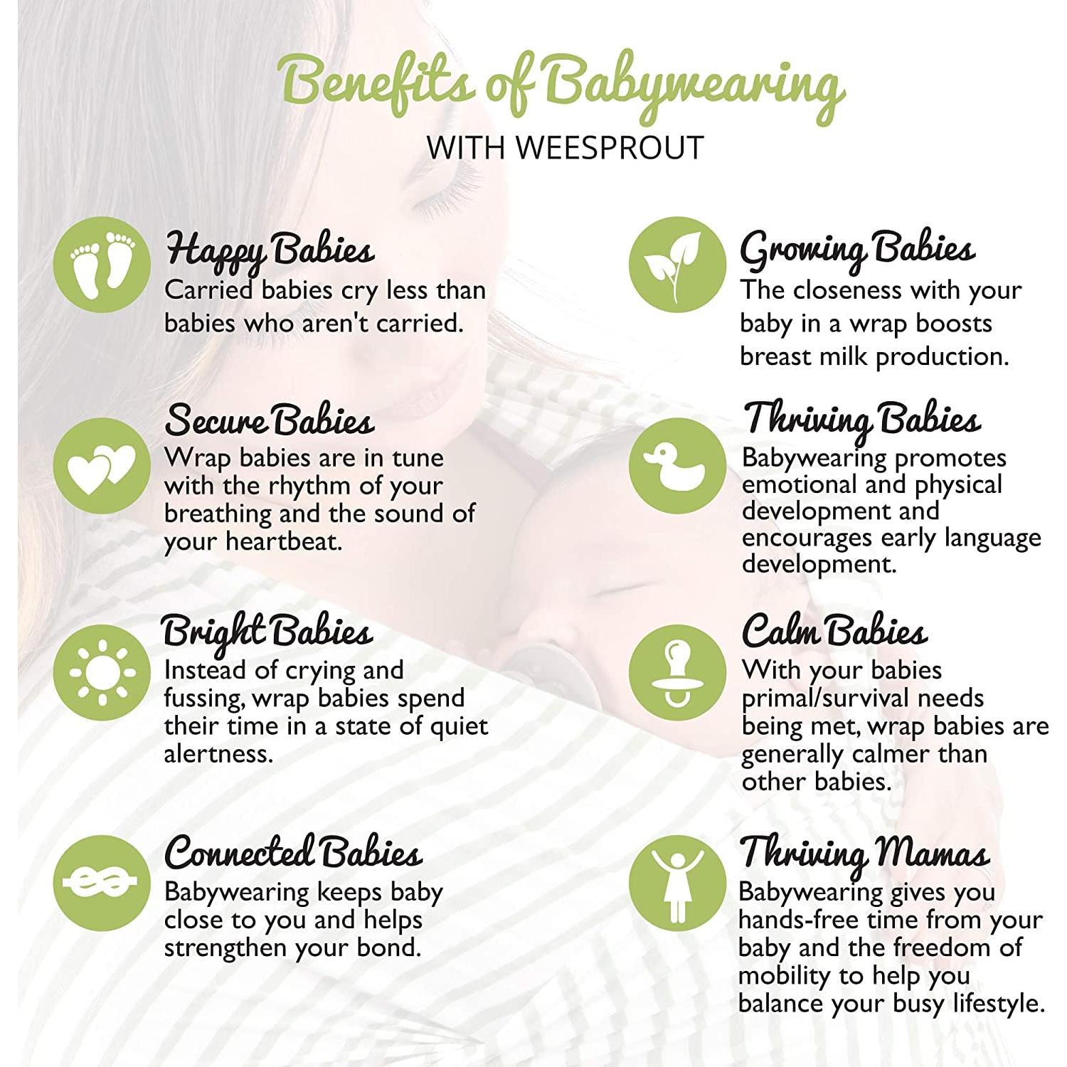 Fular Portabebés WeeSprout Rosa Desierto - 100% Lenzing Modal