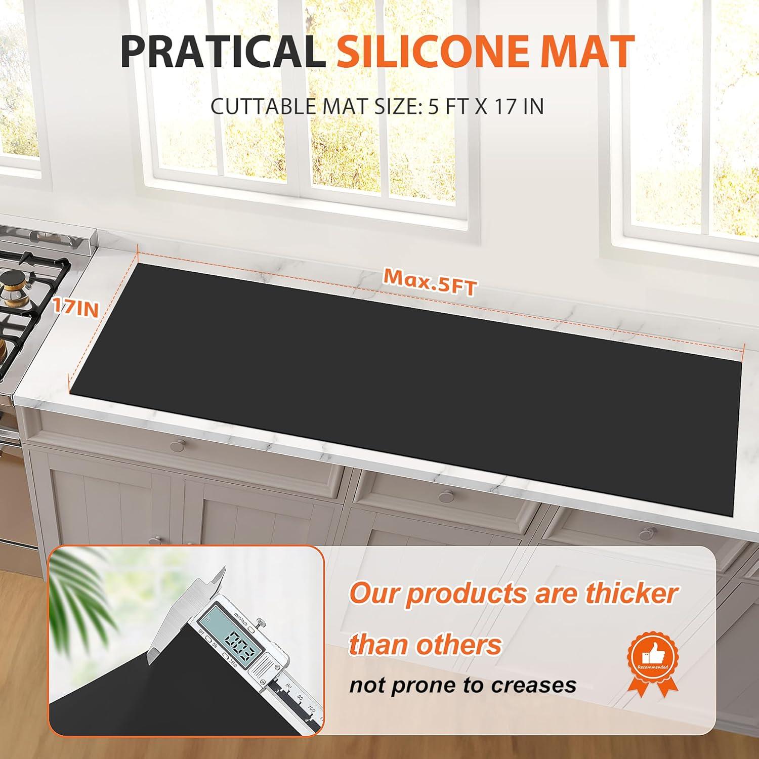 Mat de Silicona MMMat 43x152cm Antideslizante Resistente al Calor