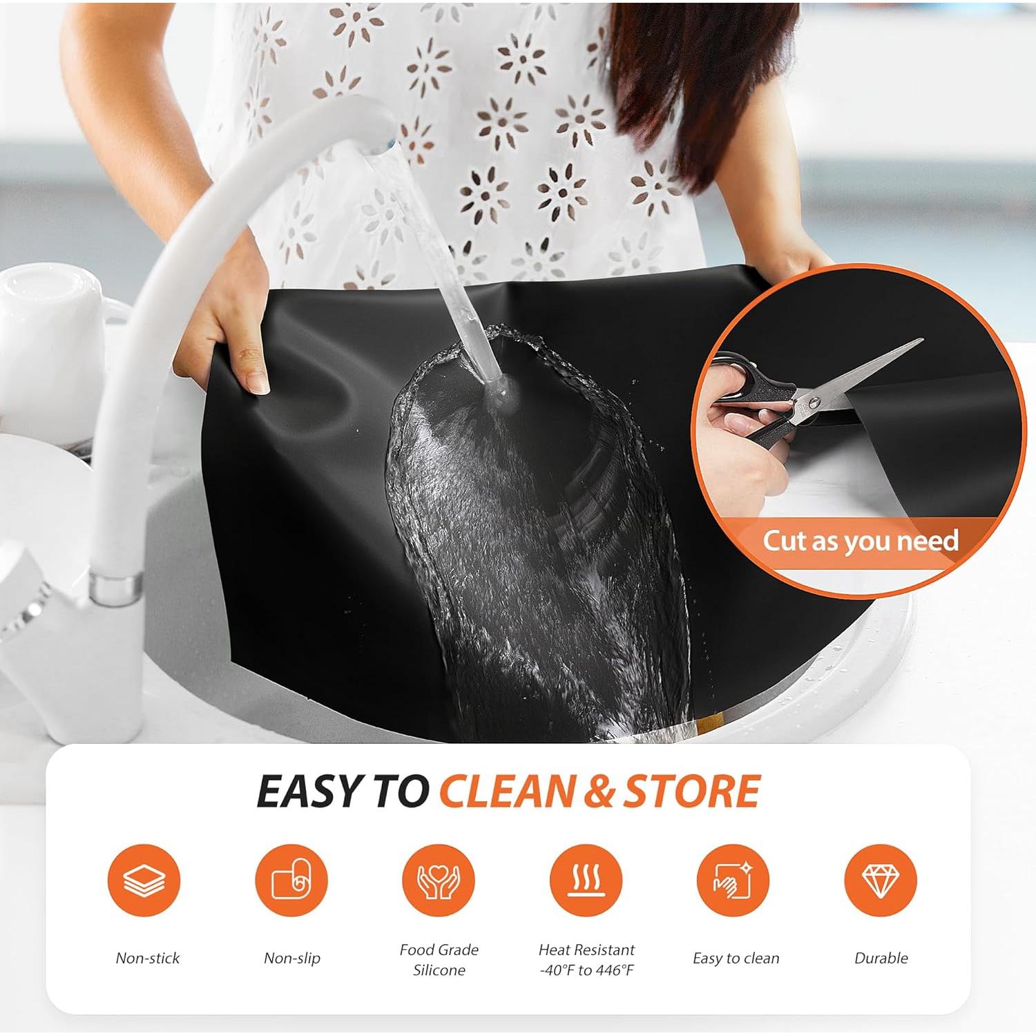 Mat de Silicona MMMat 43x152cm Antideslizante Resistente al Calor