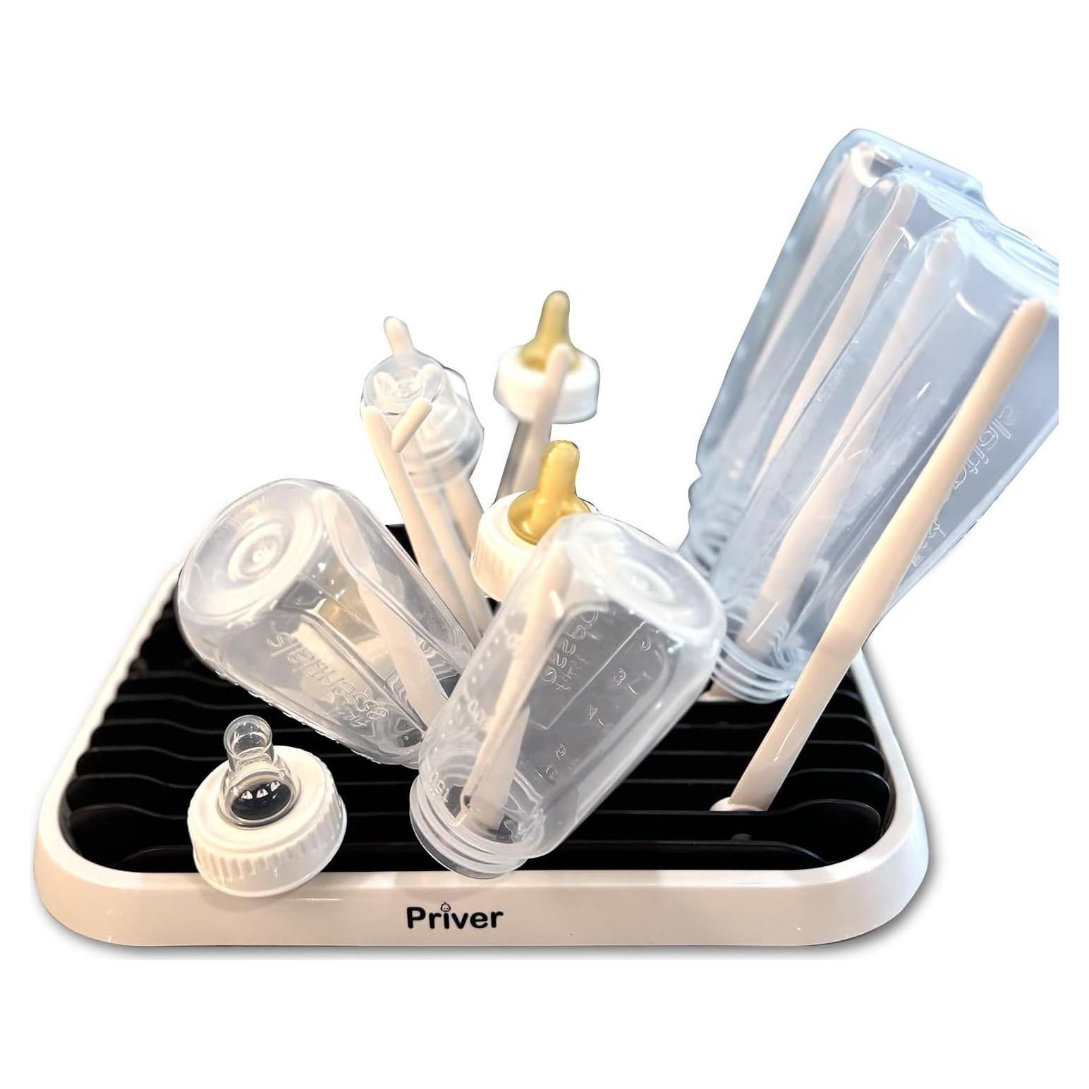 Estante para Secar Biberones Priver - Ahorra Espacio, Blanco