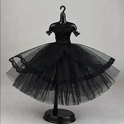 Vestido Tutu Negro Sólido para Muñecas 11.5" Apatsuki