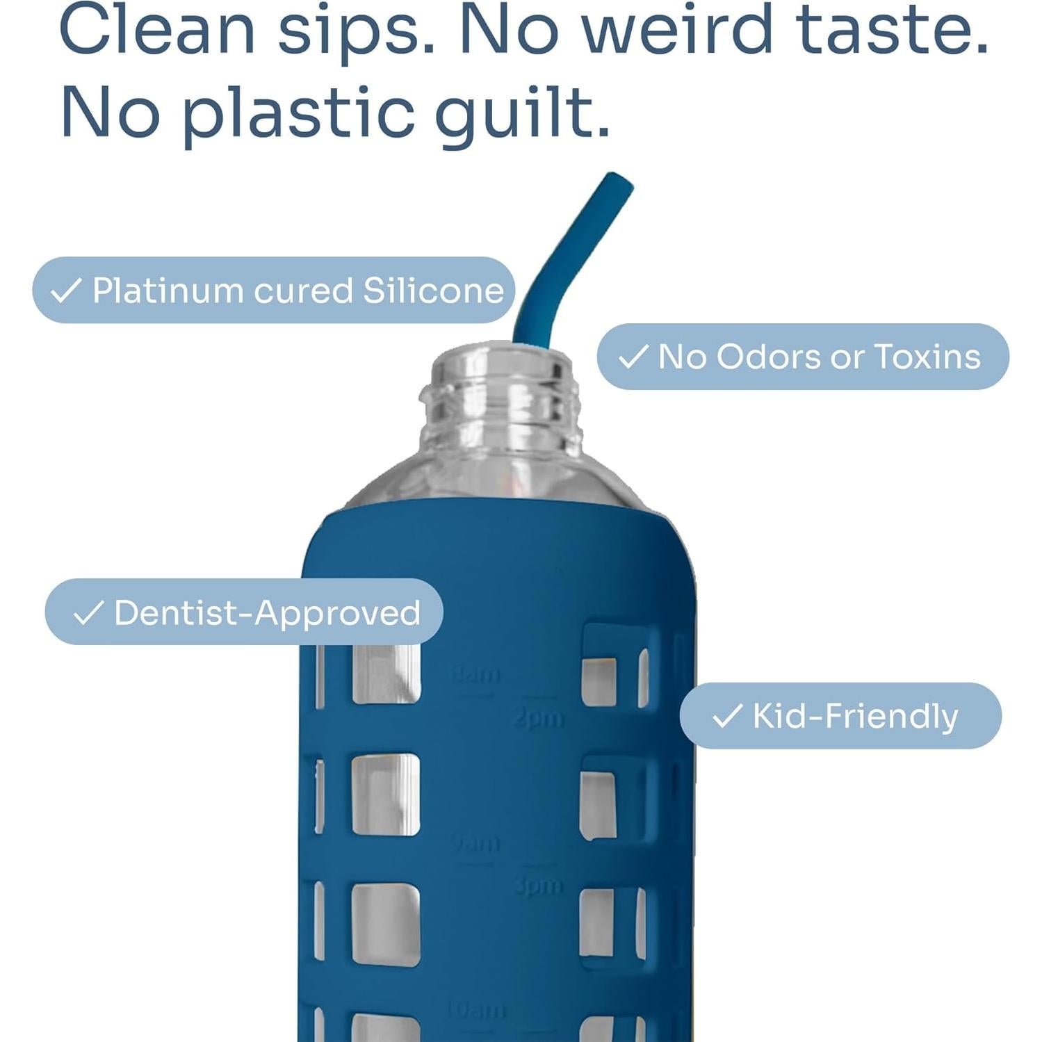 Pajillas de Acero Inoxidable Reutilizables purifyou 36.83 cm