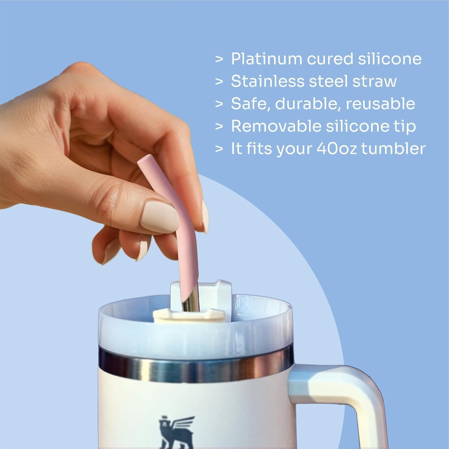 Pajillas de Acero Inoxidable Reutilizables purifyou 36.83 cm