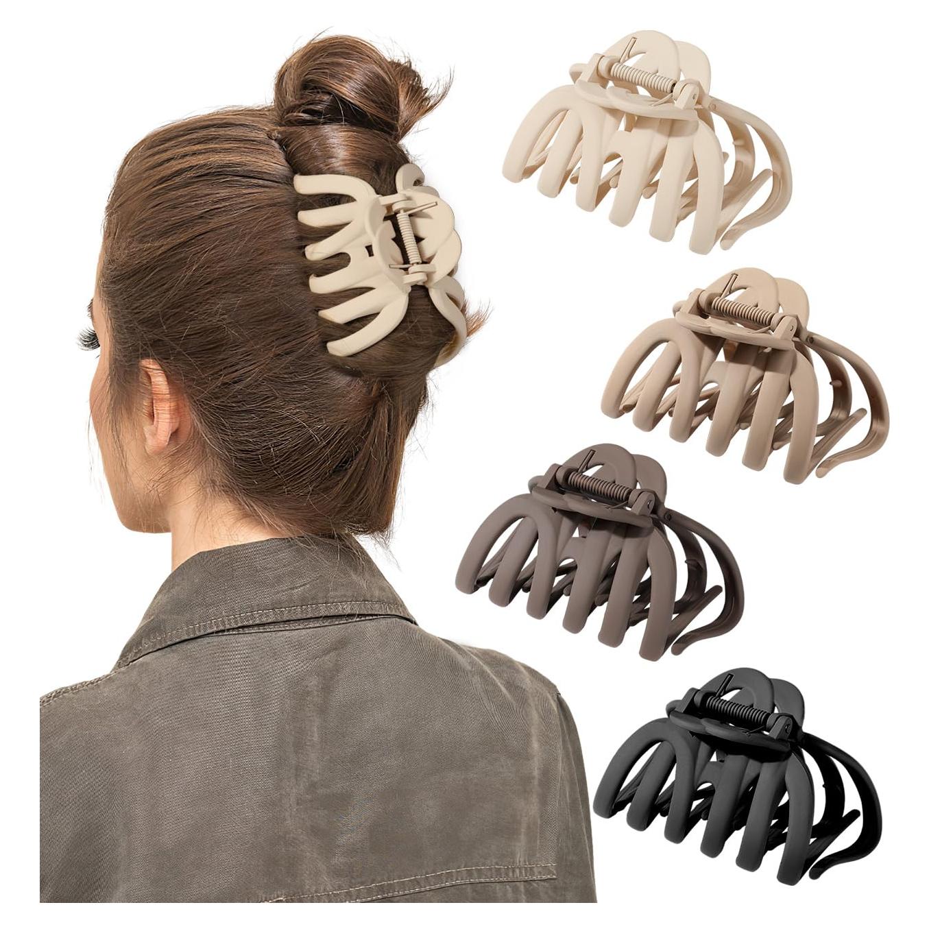 Juego de Clips para el Cabello Shinowa - 4 Garras Antideslizantes