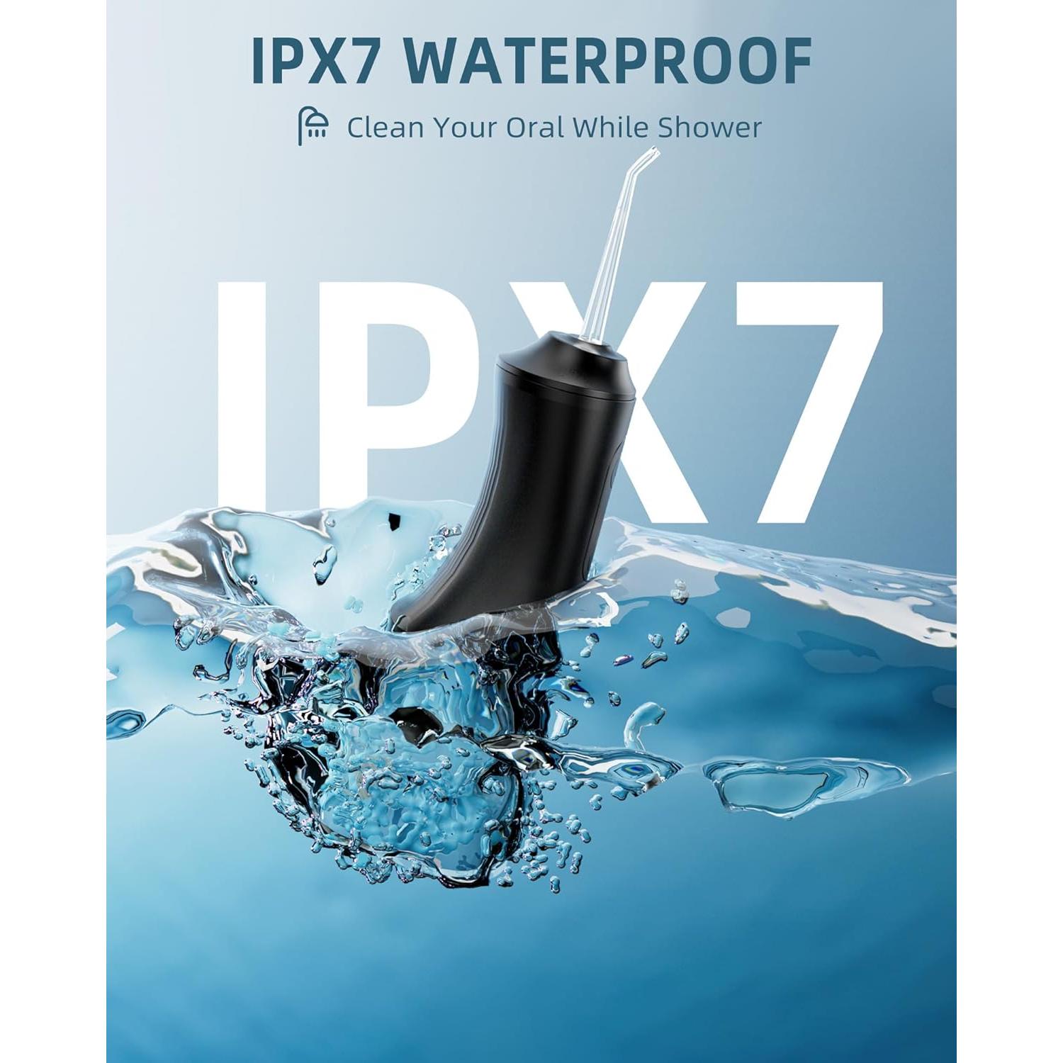 Irrigador Oral OKALA EFS 300ml IPX7 3 Modos Negro