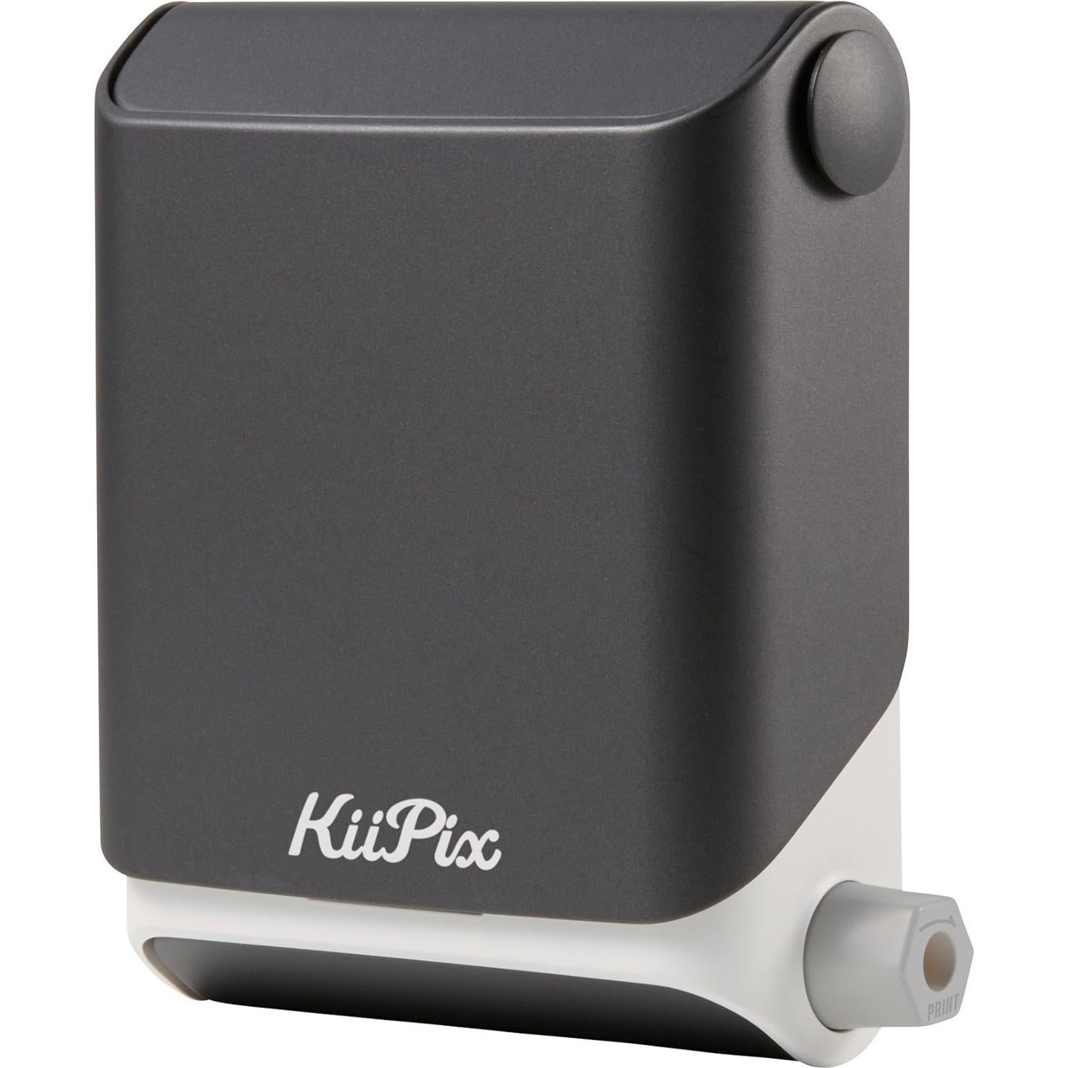 Impresora Portátil KiiPix para Smartphone - Escáner de Fotos Negro
