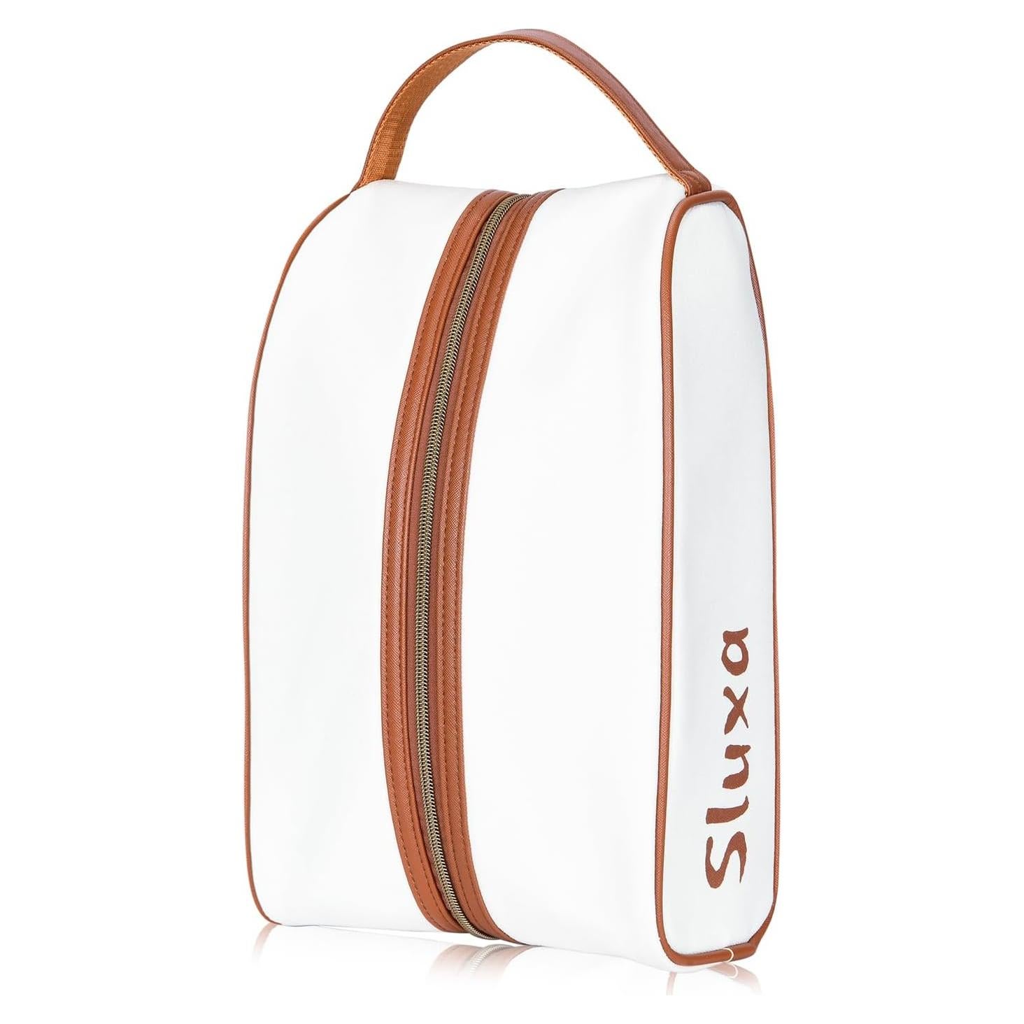 Bolsa de zapatos de golf impermeable 38x22x12 cm Marrón