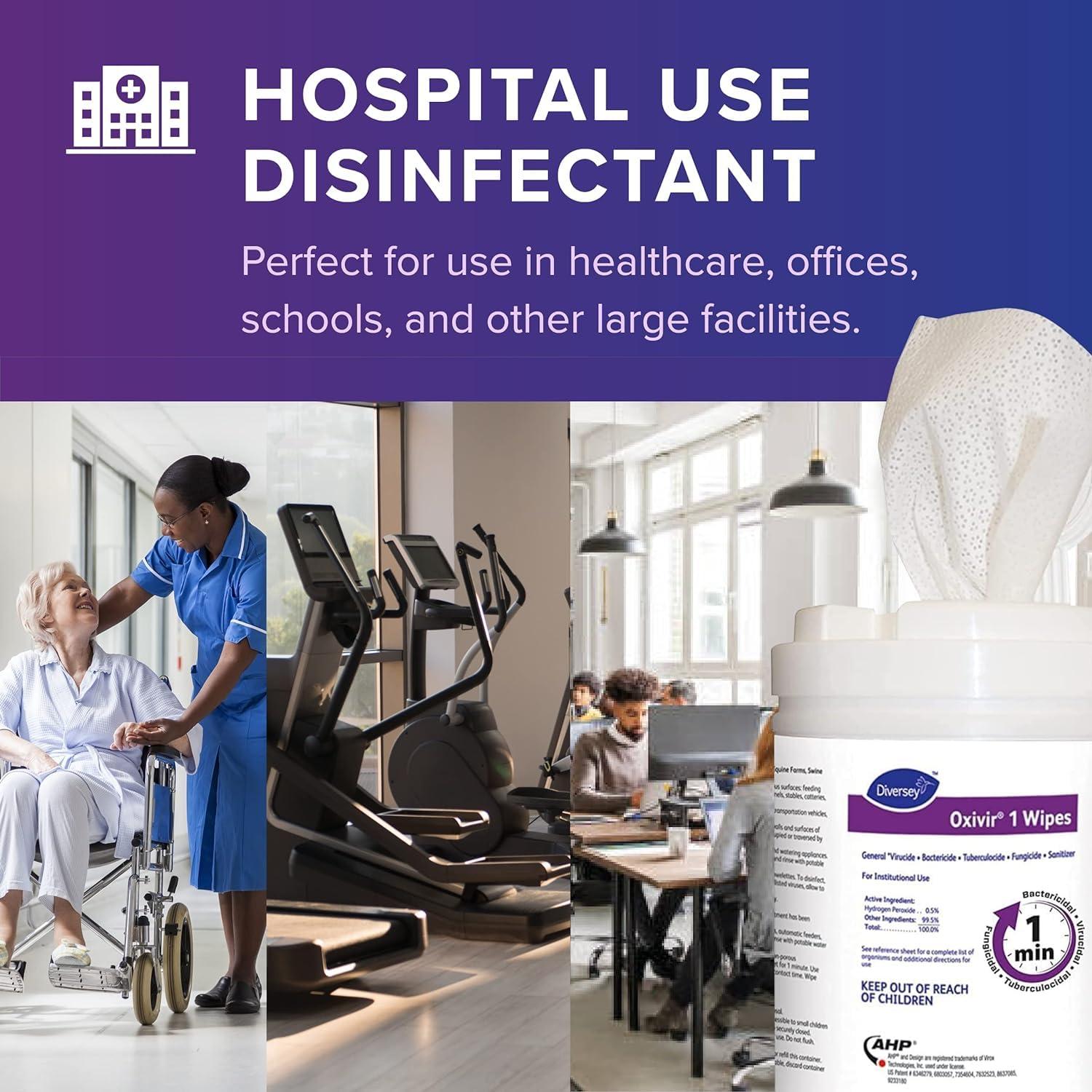 Toallitas Desinfectantes Diversey Oxivir 160 Unidades AHP