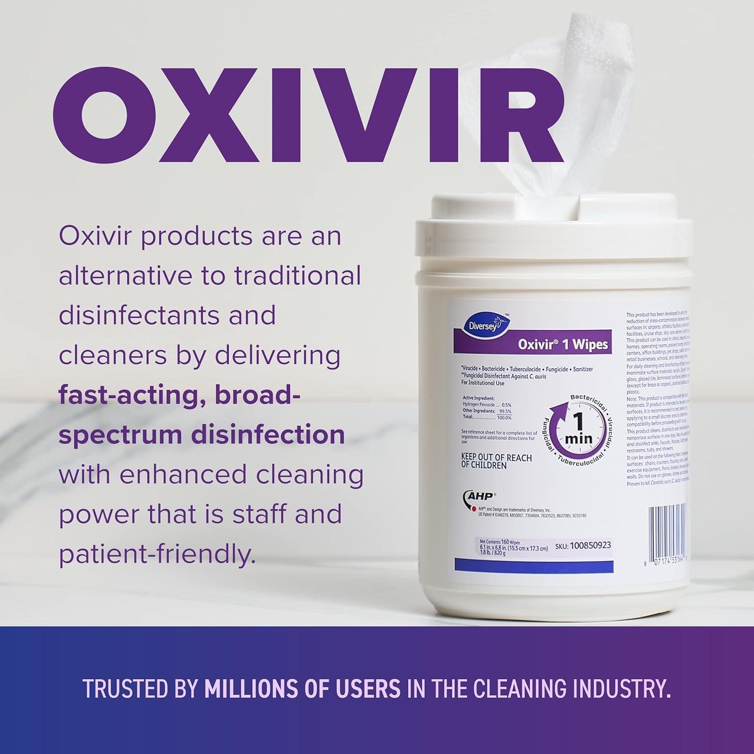 Toallitas Desinfectantes Diversey Oxivir 160 Unidades AHP