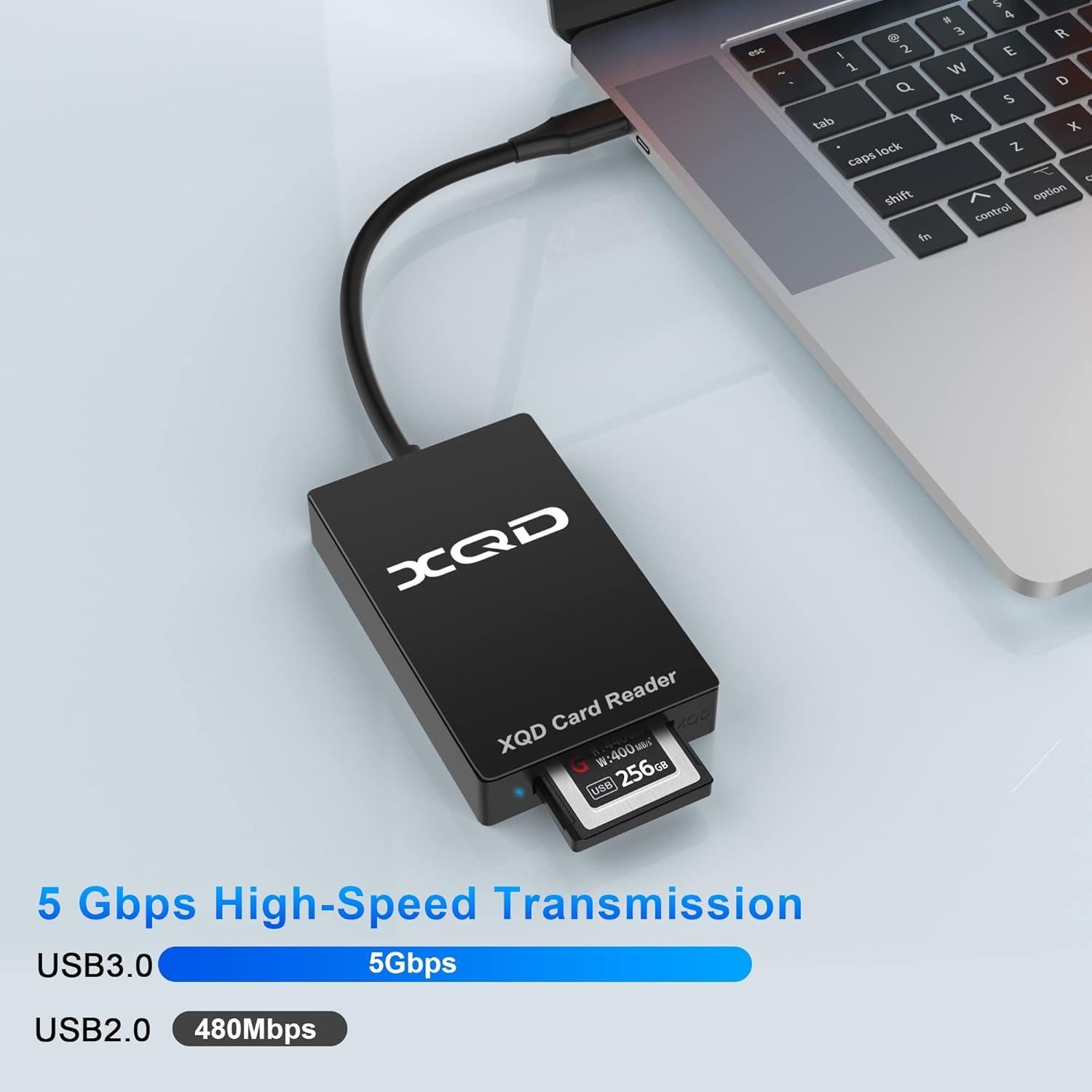 Lector de Tarjetas XQD USB C Yeemie 5Gbps Compatible Nikon