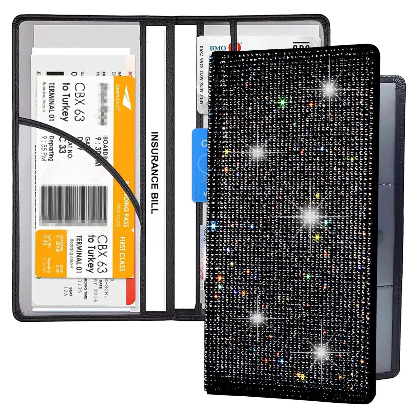 Soporte de Documentos Brillante LIFUTOPIA Negro 24.1x12.7 cm