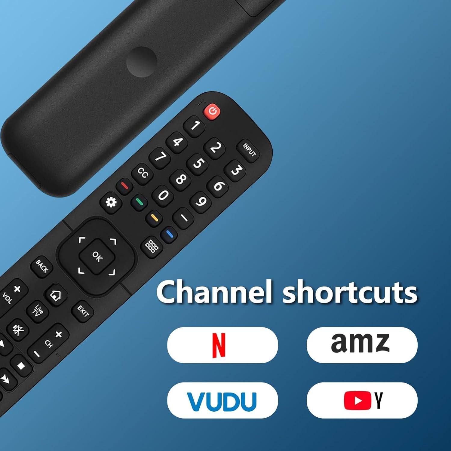 Control Remoto Universal Hisense EN2A27 para TV 4K LCD LED