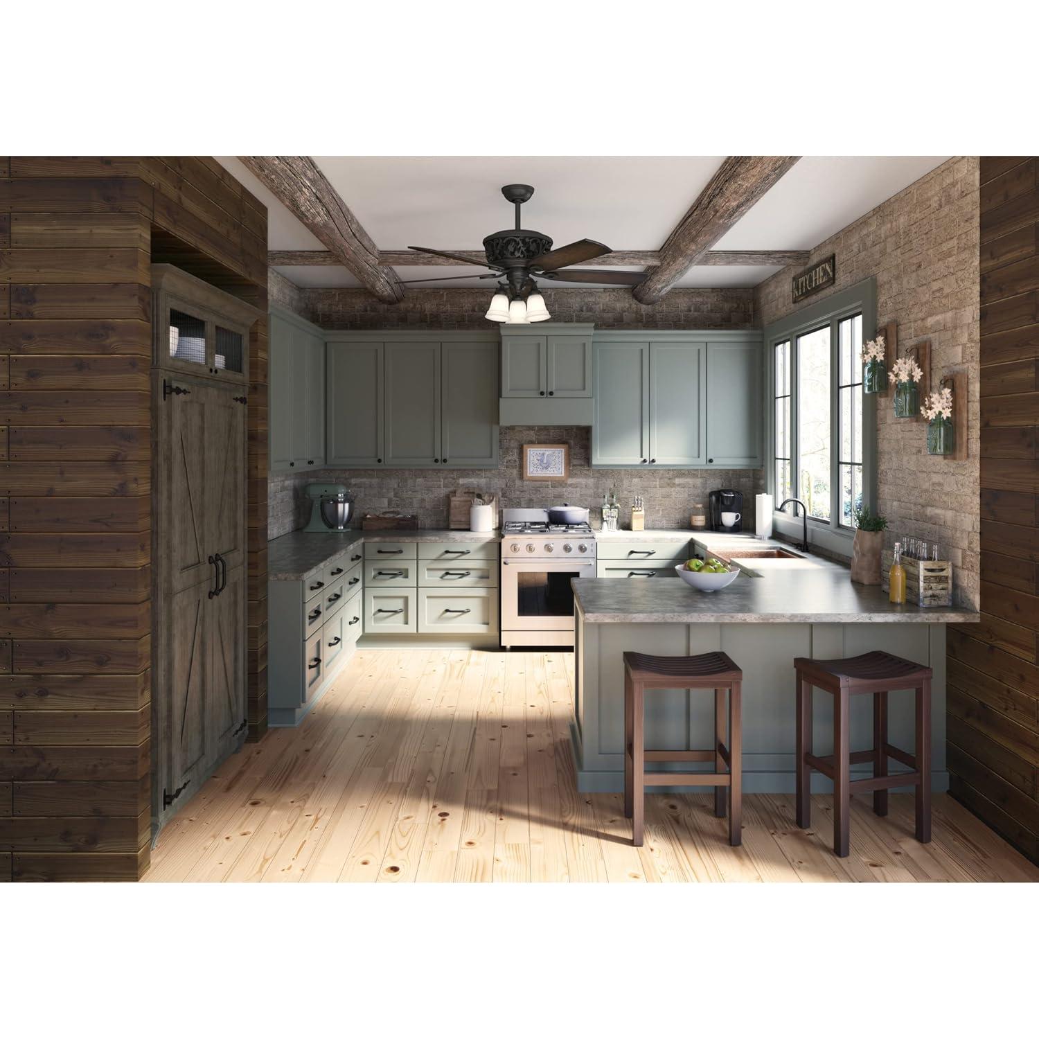 Ventilador de Techo Hunter Promenade 54" Bronce LED Control Remoto