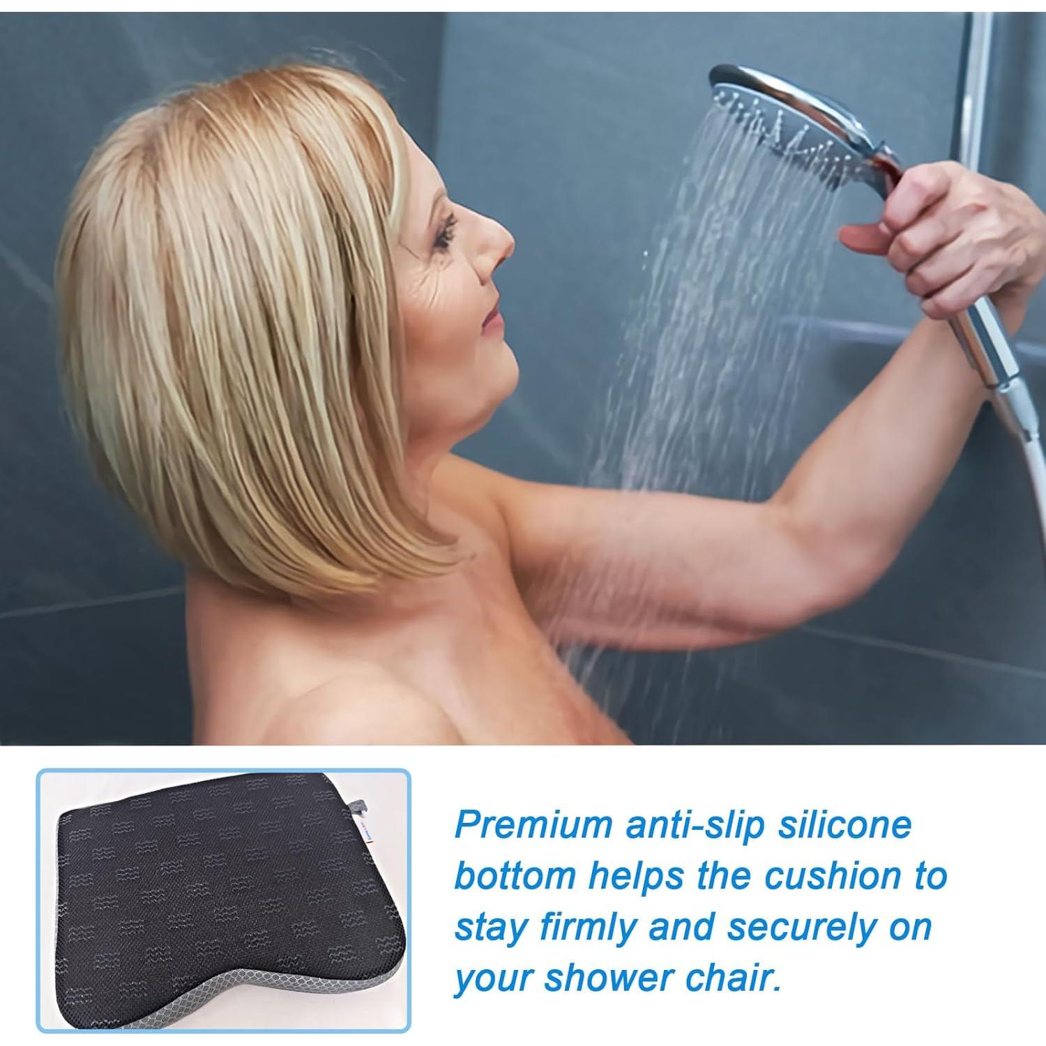 Cojín de Ducha Esme L&H ShowerPad-03 Negro 40x30 cm