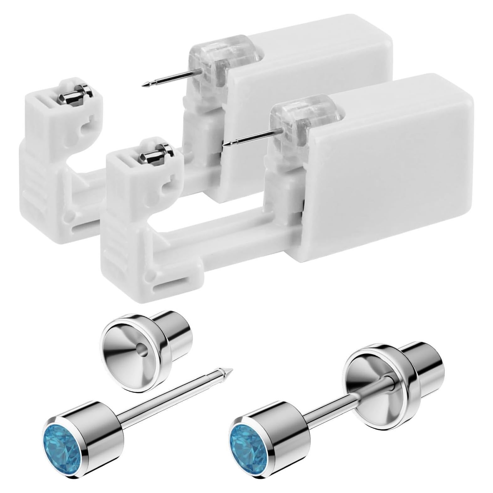 Kit de Perforación de Orejas SugarTang Acero Inoxidable 4mm