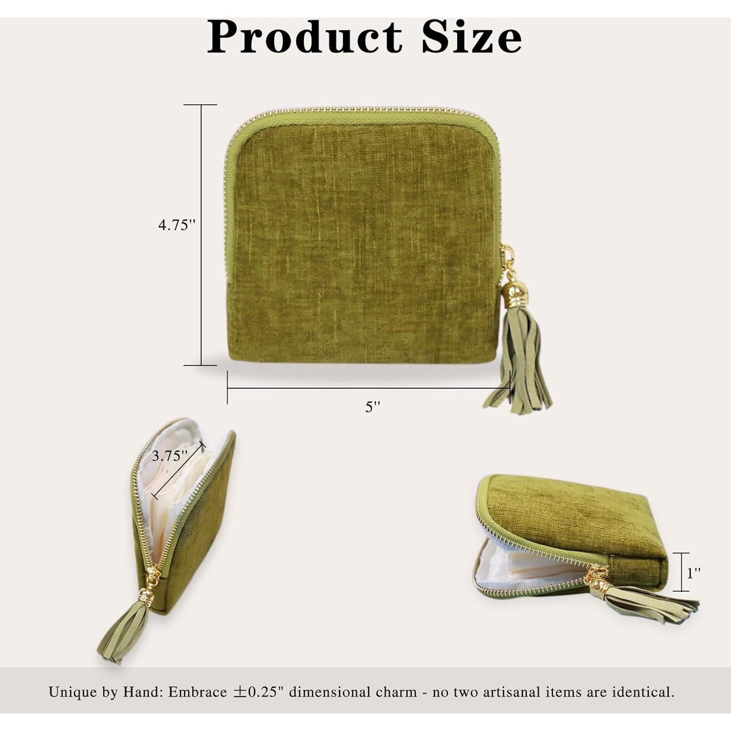 Organizador de Joyas de Viaje Stratalife Verde, Caja Portátil