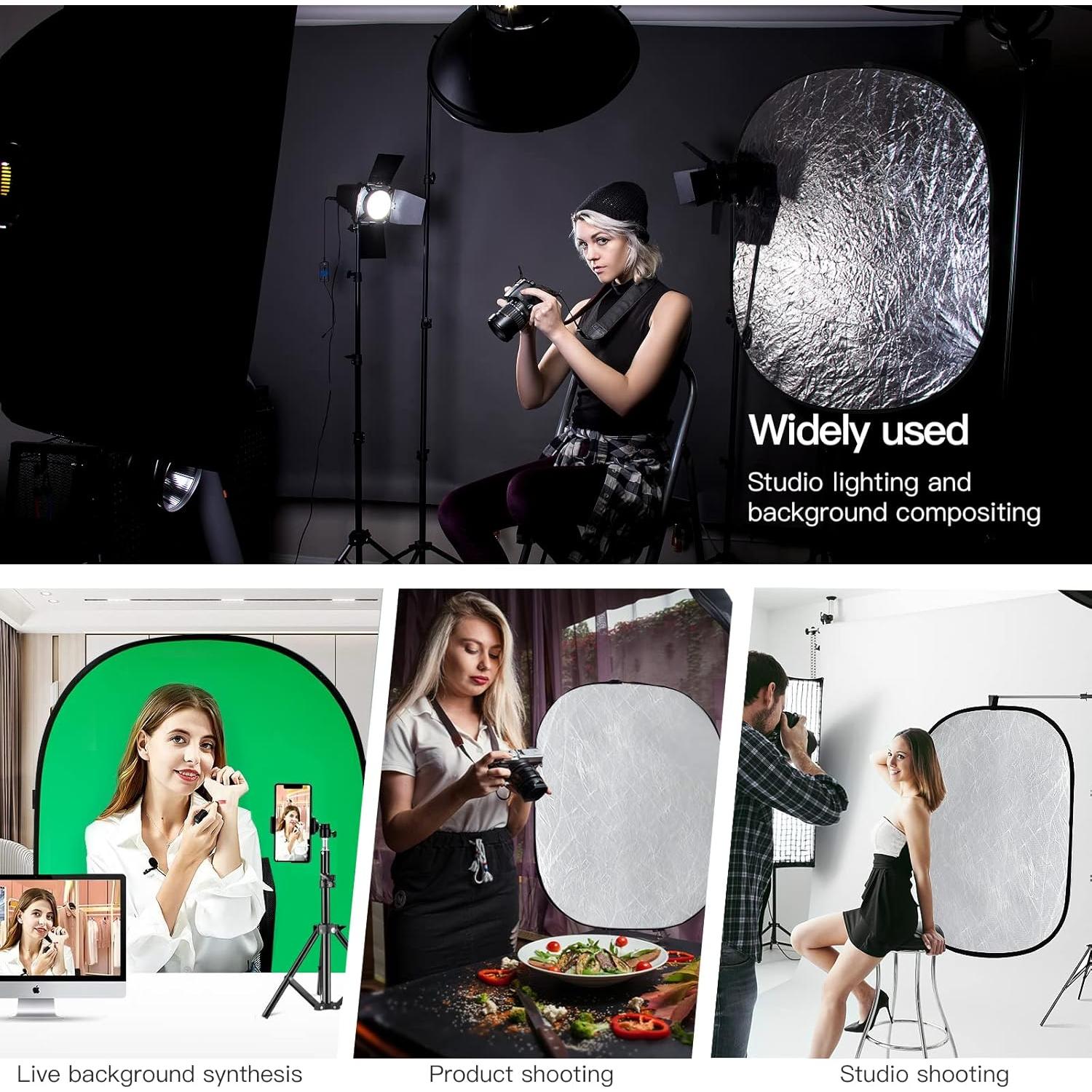 Godox Reflector 7-en-1 100x150cm Verde Azul Plegable