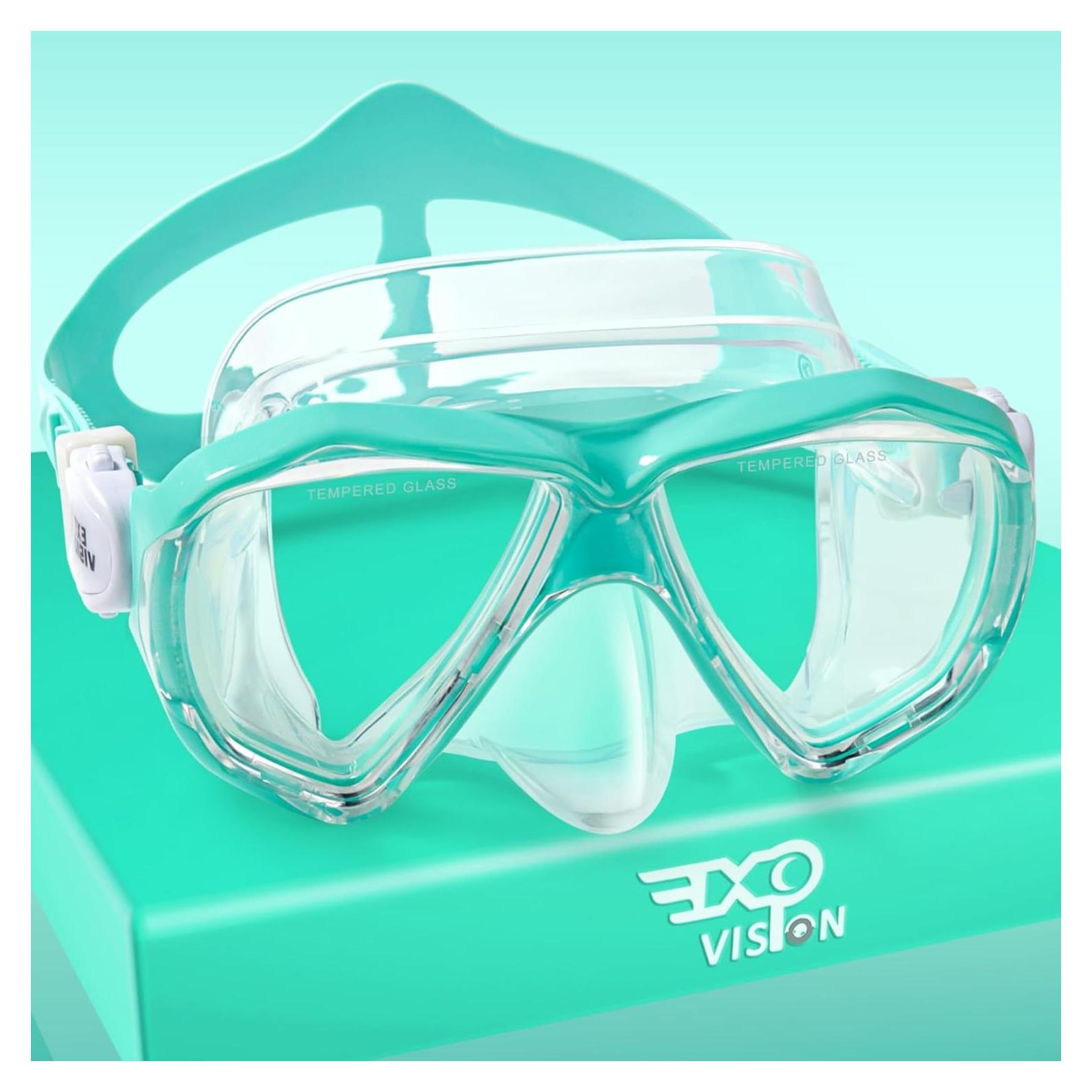 Máscara de Buceo EXP VISION EX-2700K para Niños 4-14 Años