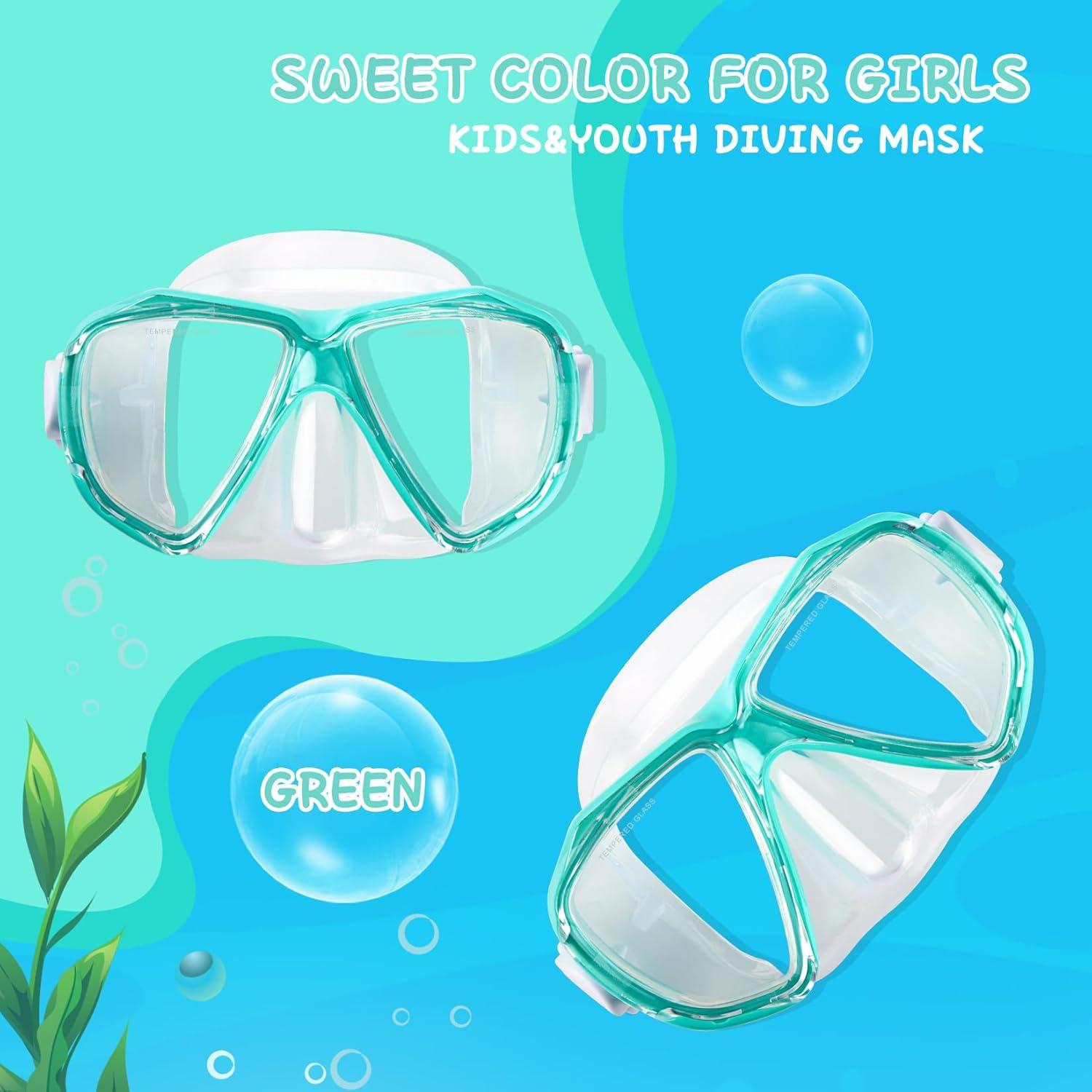 Máscara de Buceo EXP VISION EX-2700K para Niños 4-14 Años