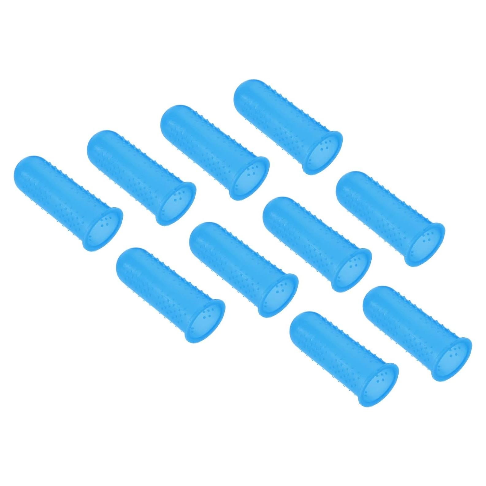 Protectores de Dedos de Silicona PATIKIL - Paquete de 10 Azul