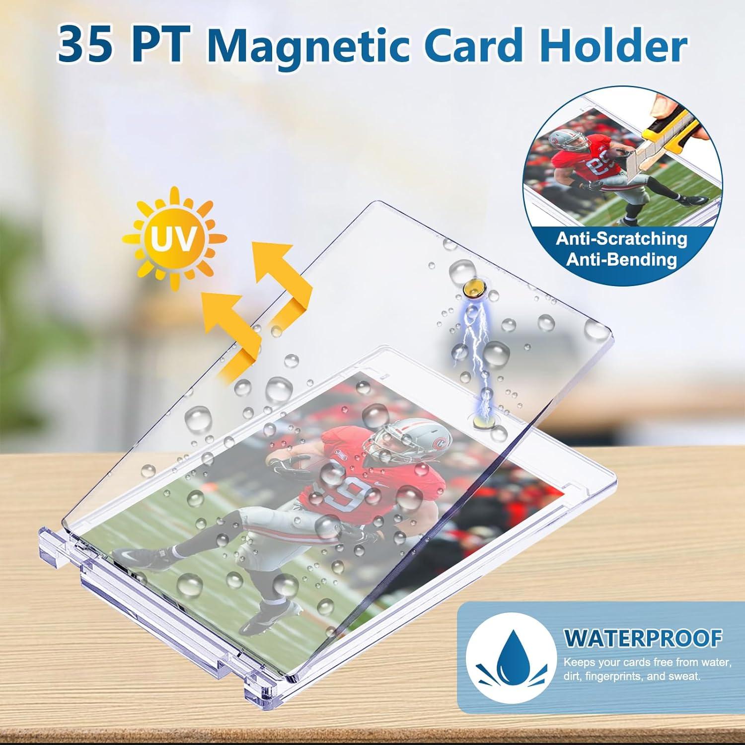 25 Soportes Magnéticos para Tarjetas YZtree - Protección U-V 35pt