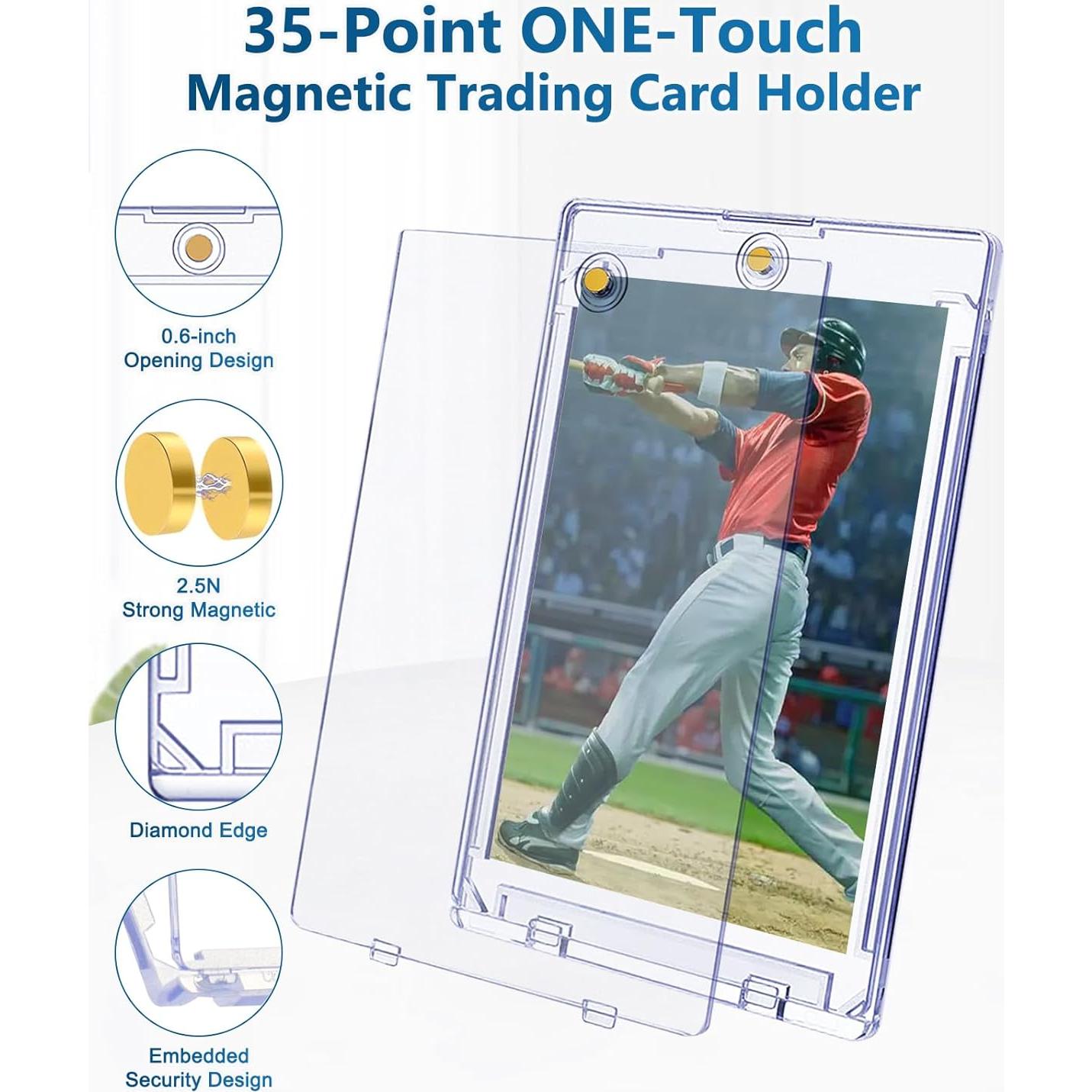 25 Soportes Magnéticos para Tarjetas YZtree - Protección U-V 35pt