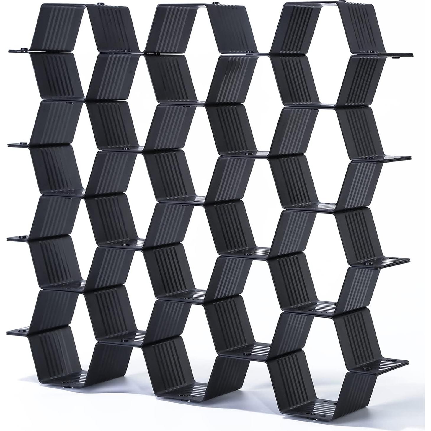 Separador de Cajones Ajustable Natzerat 8 Divisores Negro