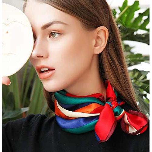 Bufanda de Seda de Morera ANDANTINO 53 cm Cuadrada Ligera