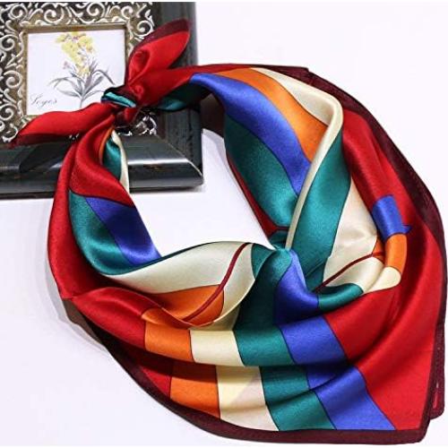 Bufanda de Seda de Morera ANDANTINO 53 cm Cuadrada Ligera