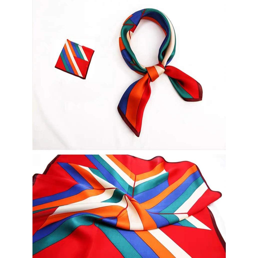 Bufanda de Seda de Morera ANDANTINO 53 cm Cuadrada Ligera