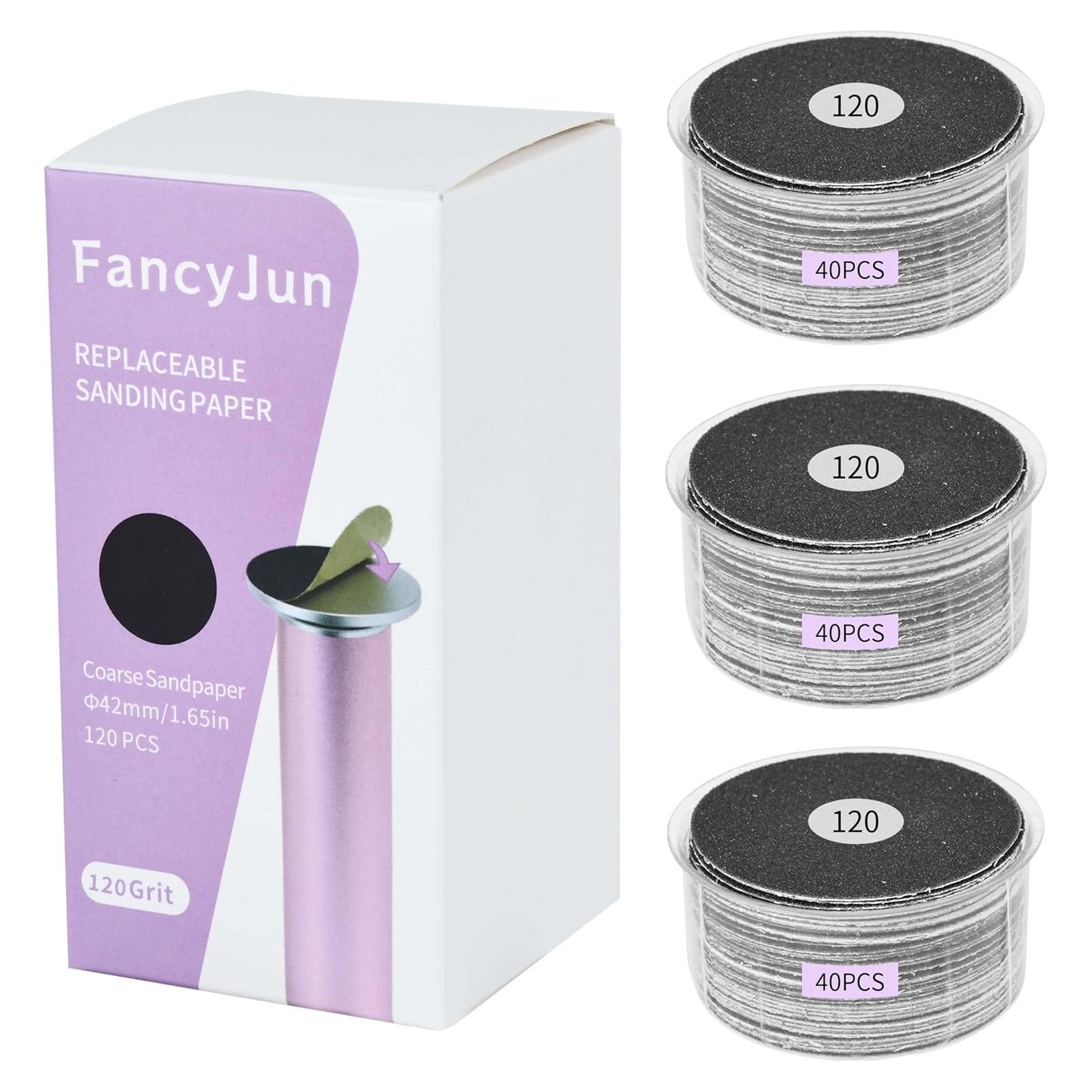 120 Discos de Lija Grano 120 para Removedores de Callos FancyJun