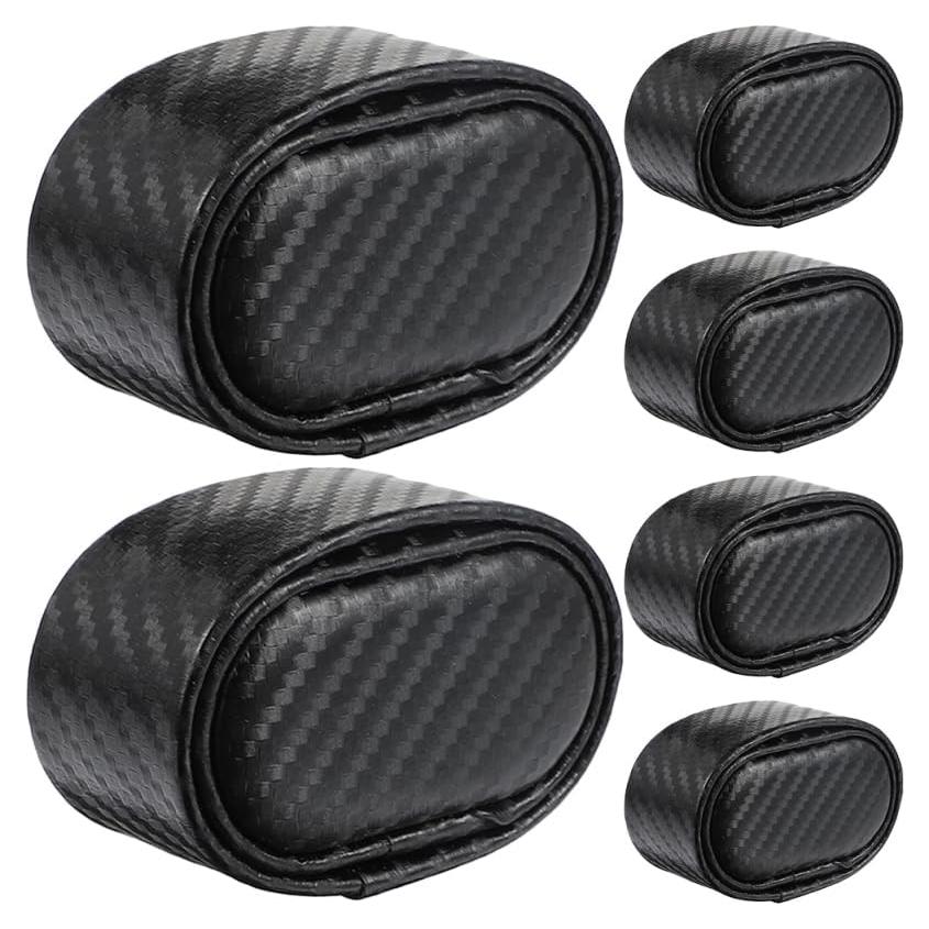 Cojín para Enrollador de Relojes Hemobllo PU Negro 6 Pcs