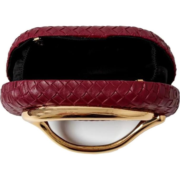 Bolso Clutch Tejido CUXVA Negro para Mujeres - Elegante y Formal