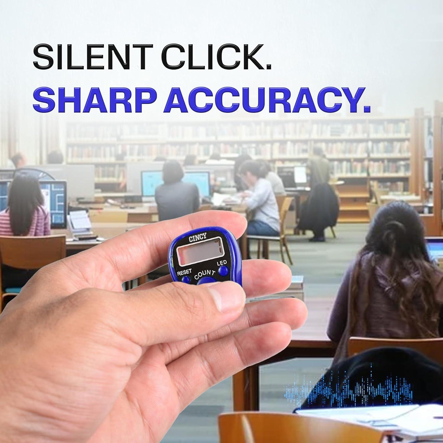 Contador CINCY Clicker LED Multicolor Preciso y Silencioso