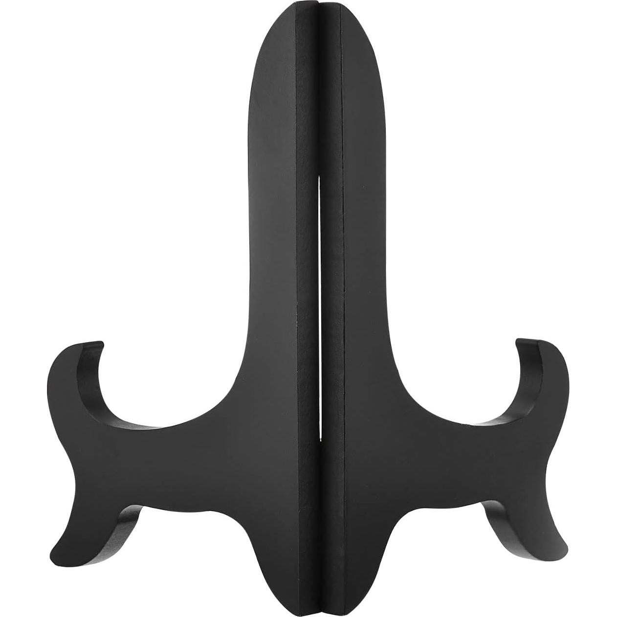 Soporte de Placa de Caballete uxcell 5" Negro Plegable de Madera