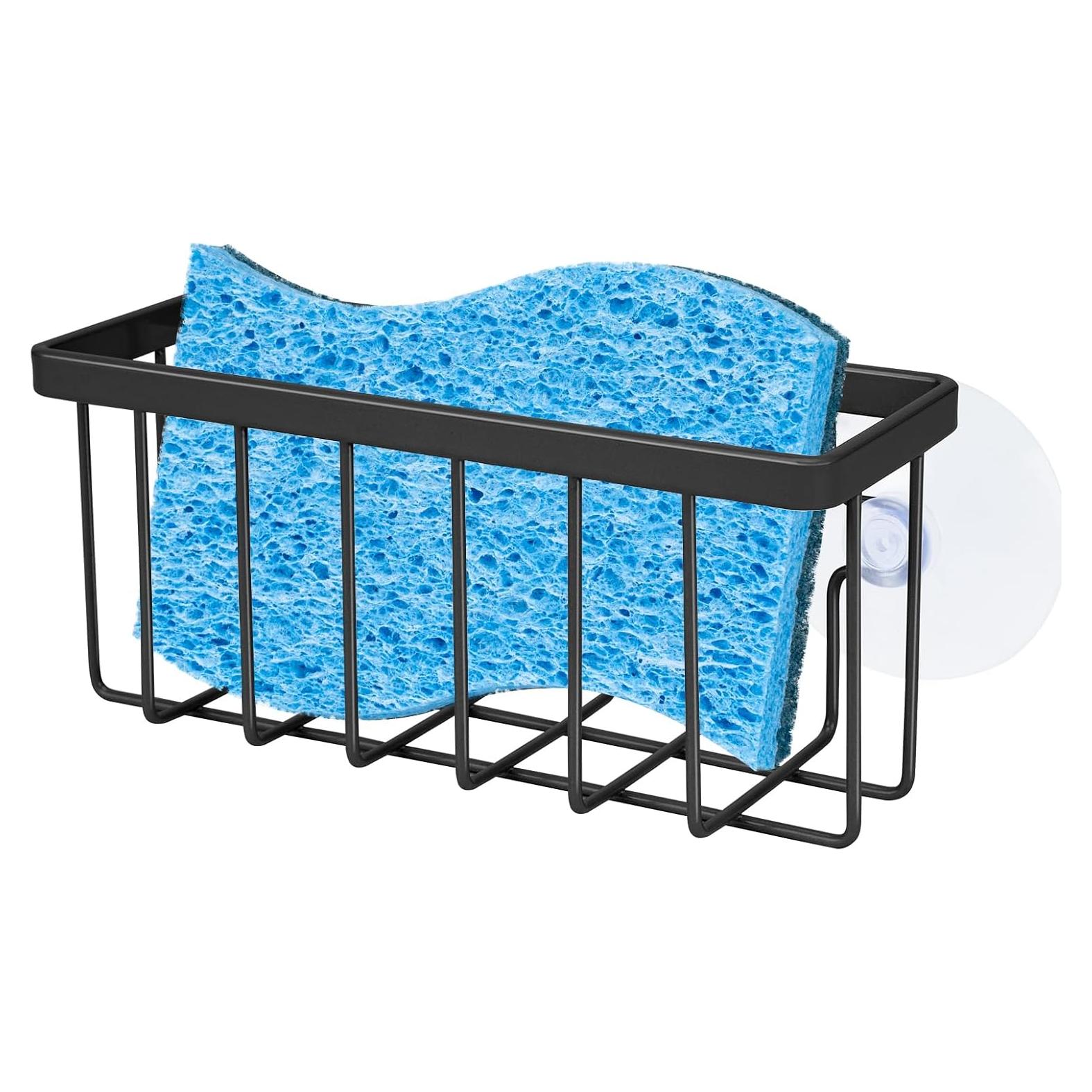 Soporte para Esponjas de Fregadero SHFKS Negro 14.45x5.08x6.32cm