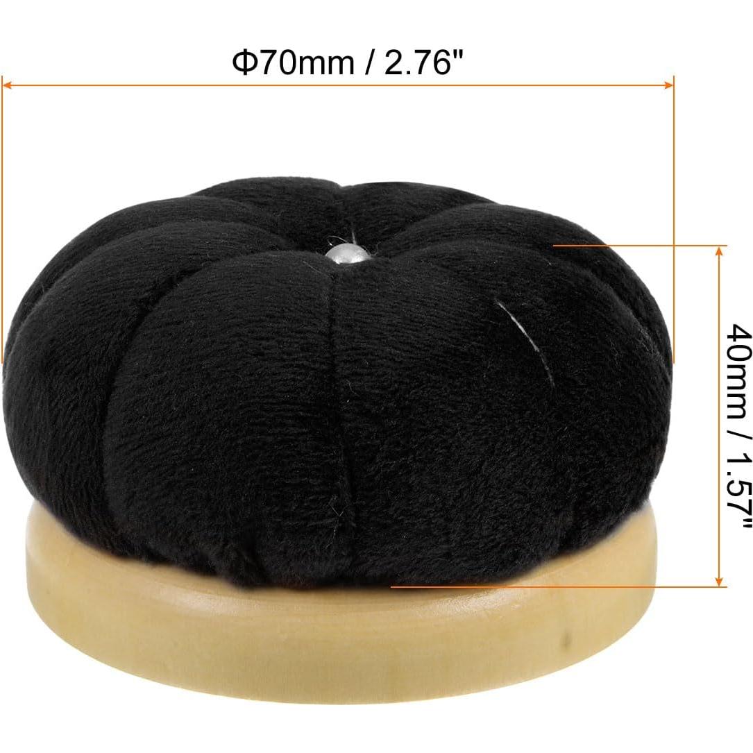 Base de Madera HARFINGTON Almohadilla para Agujas Negra 7cm