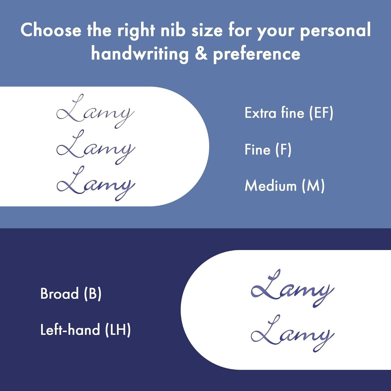 Pluma Estilográfica LAMY Safari Transparente Punta Ancha