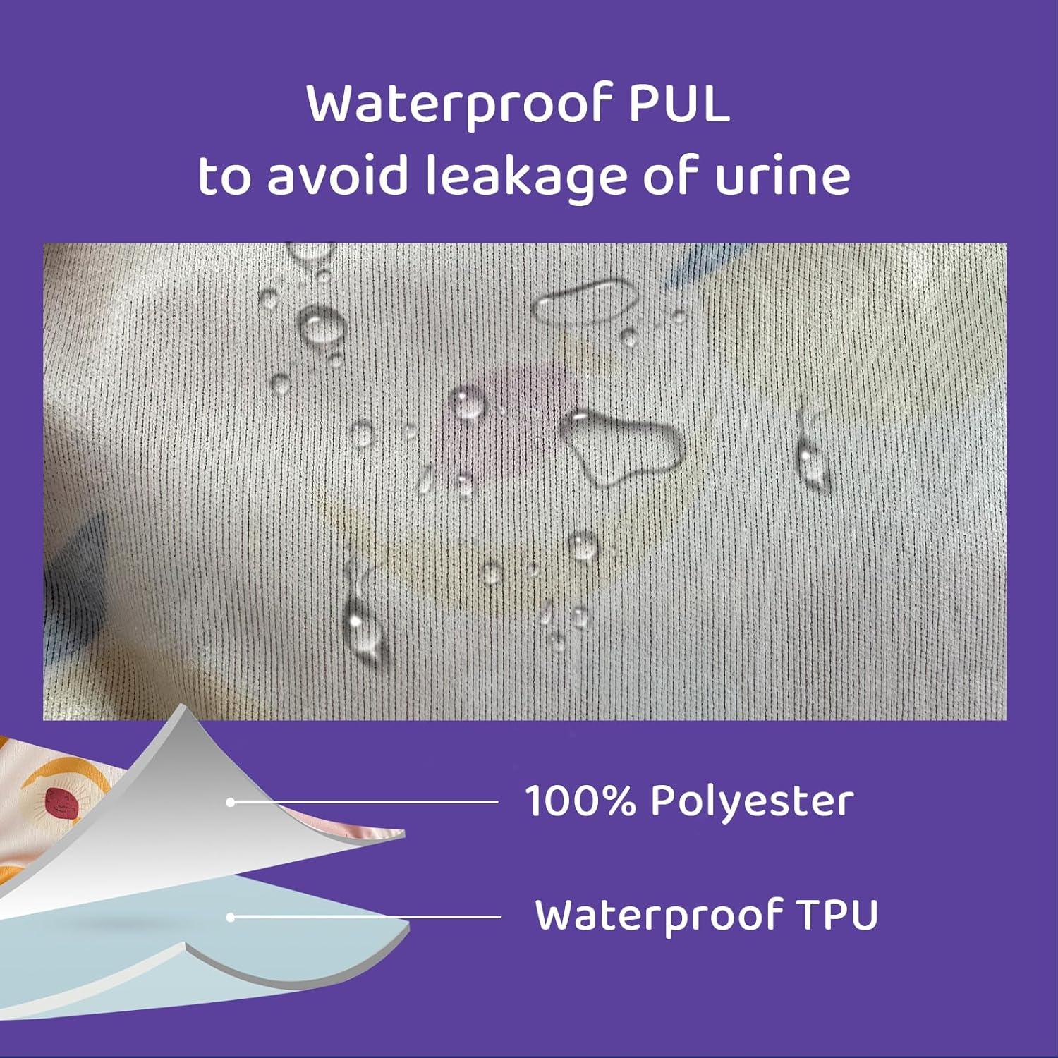 Cubiertas de Pañales Reutilizables SMULPOOTI 1T para Bebés