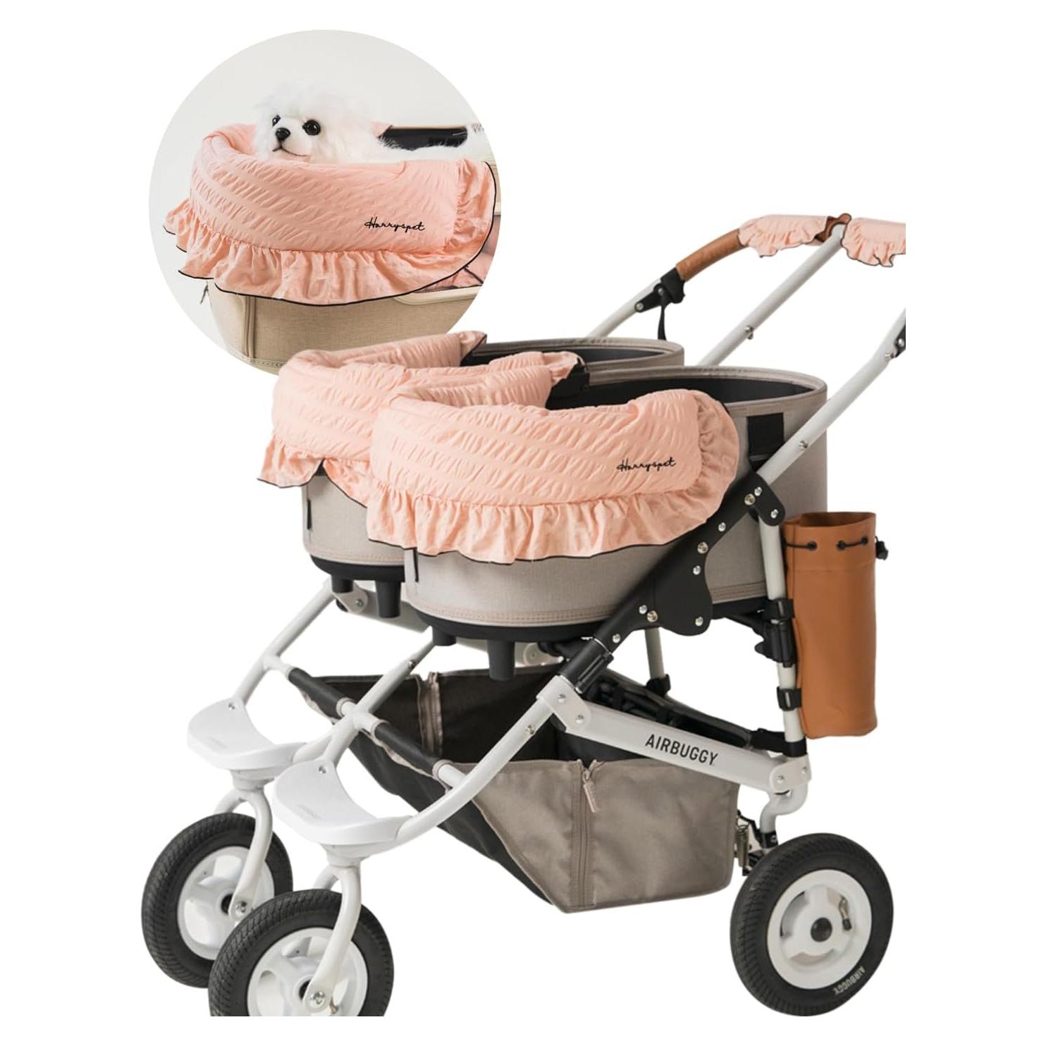 Cubierta de Carrito para Mascotas Harryspet Rosa Coral