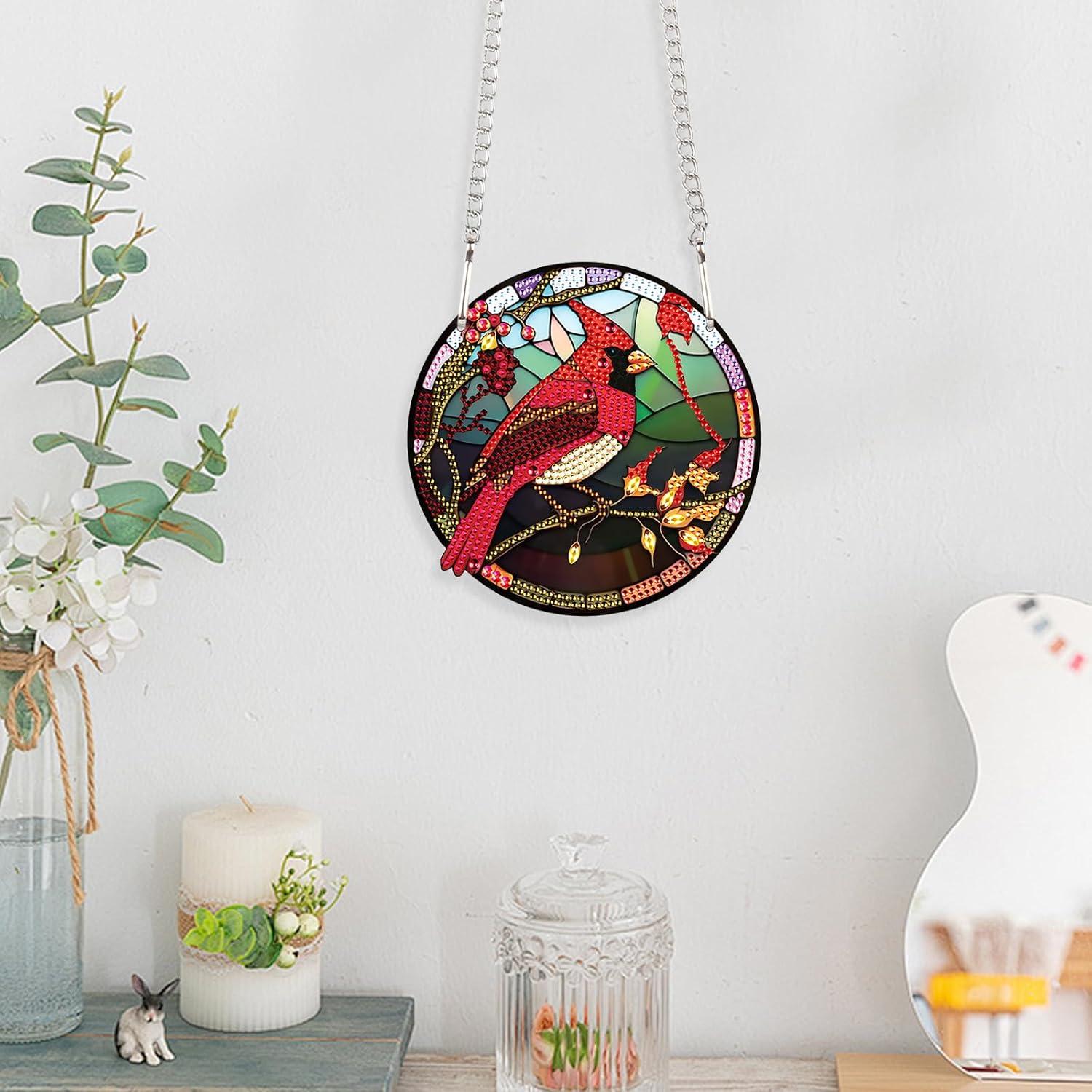 Kit de Pintura de Diamante JISHSHAY Cardenal 16x16cm