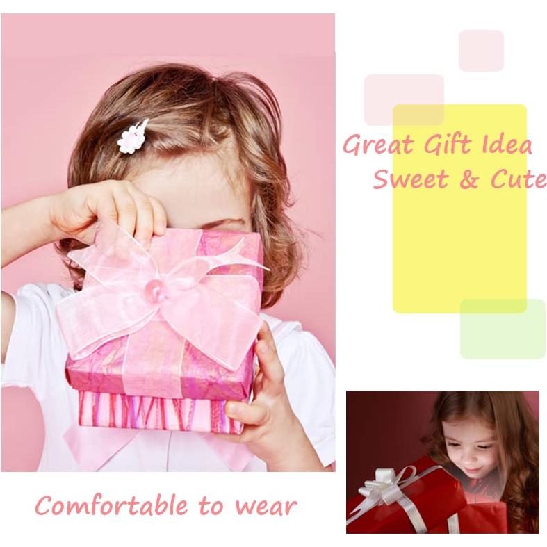 Juego de 28 Clips para el Cabello Ivylovme Coloridos y Lindos