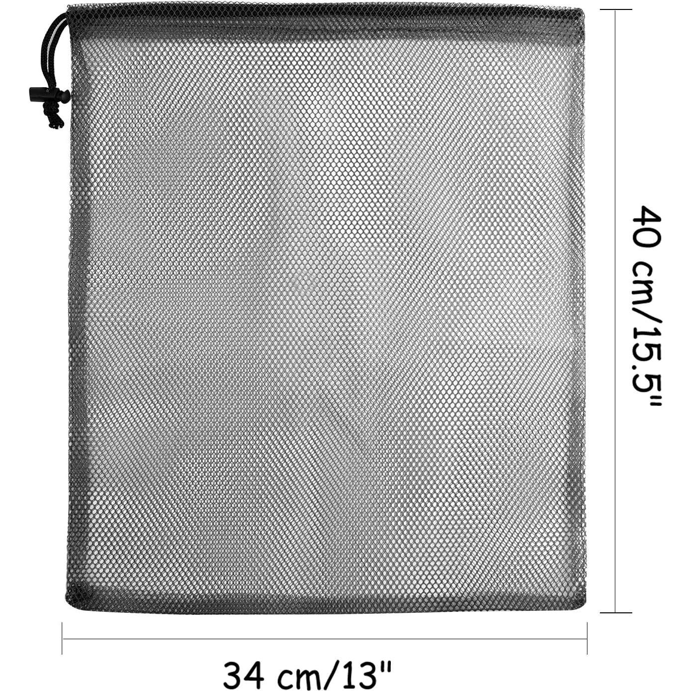 KUUQA 10 Bolsas de Malla con Cierre para Lavandería y Deportes 34x40cm