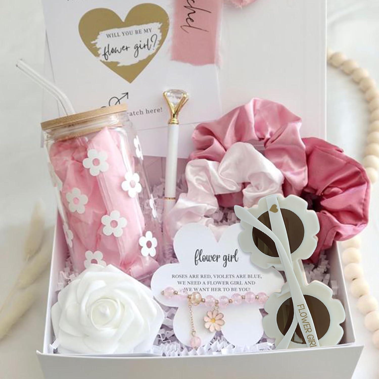 Gafas de Sol Redondas para Niñas LADY&HOME - 2 Pcs con Flores