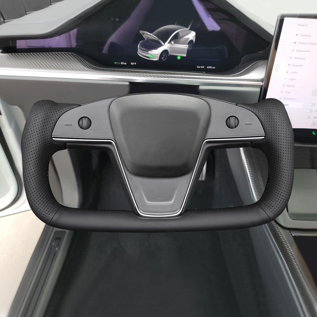 Cubierta de Volante MEWANT para Tesla Model S/X 2021-2023