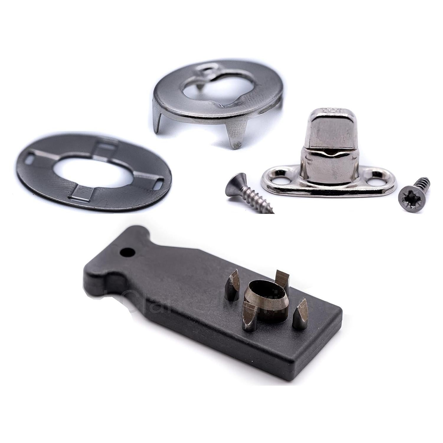 Kit de Sujetadores de Botón Giratorio J Clarke Marine 10 Unidades