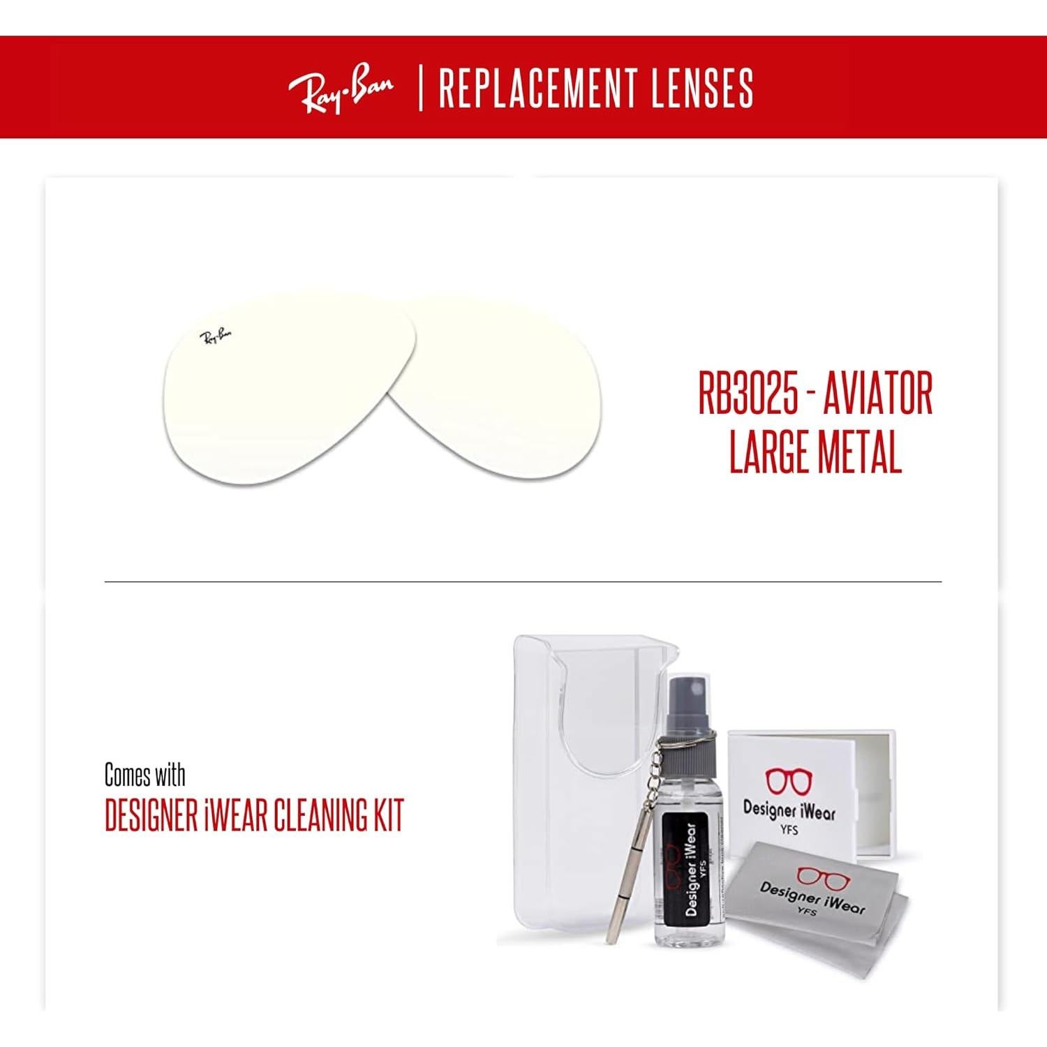 Lentes Ray-Ban Aviator RB3025 58mm Foto Gris + Kit Cuidado