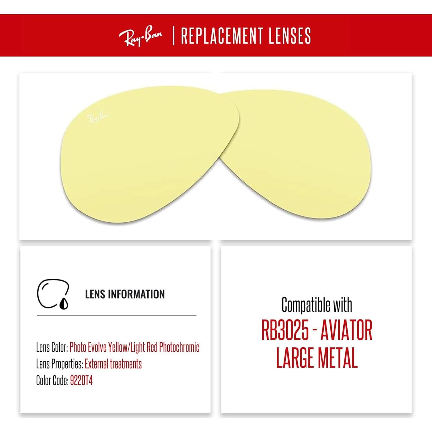 Lentes Ray-Ban RB3025 55mm Fotoquímicos + Kit de Cuidado